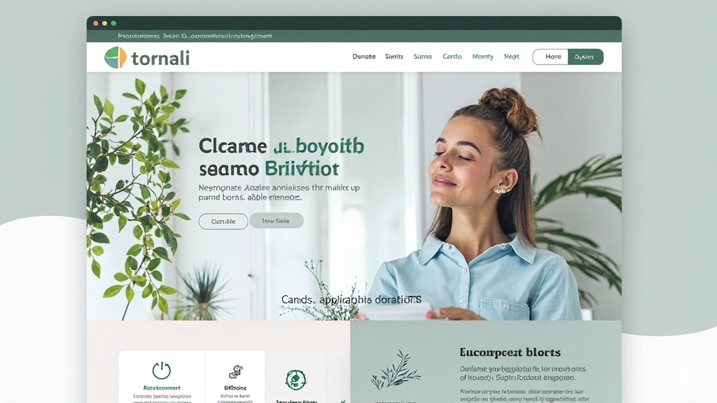 Donatie-georiënteerde website